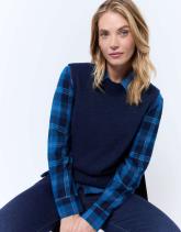 Pull épais en mélange laine uni