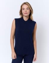 Pull épais en mélange laine uni