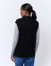 Pull épais en mélange laine uni