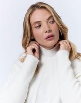 Pull fin en mélange laine uni