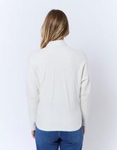 Pull fin en mélange laine uni