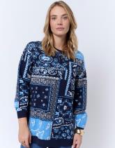 Tunique mi-long à motifs