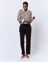 Pull épais imprimé léopard