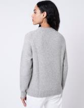 Pull épais en mélange laine chiné