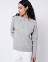Pull épais en mélange laine chiné