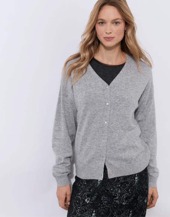 Pull fin en laine uni