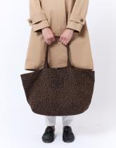 Cabas shopping imprimé léopard