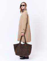 Cabas shopping imprimé léopard