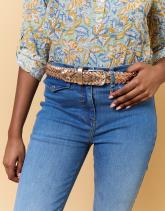 Ceinture moyenne 3-5 cm unie