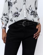 Ceinture moyenne 3-5 cm unie