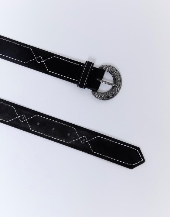 Ceinture moyenne 3-5 cm unie