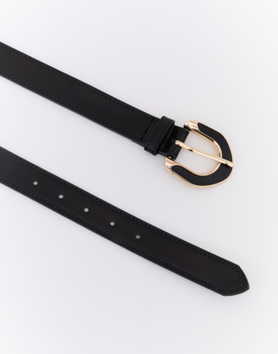 Ceinture fine 3 cm unie