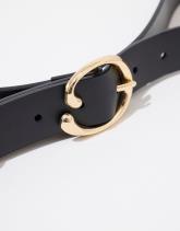 Ceinture moyenne 3-5 cm unie