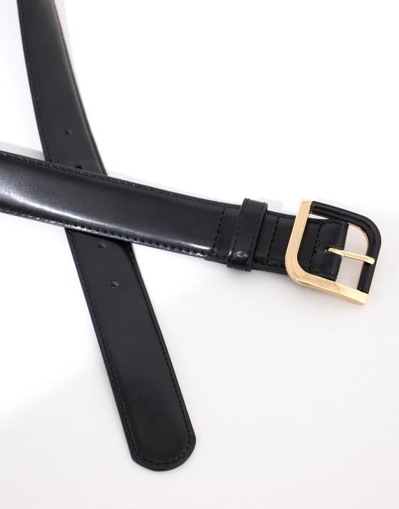 Ceinture moyenne 3-5 cm unie