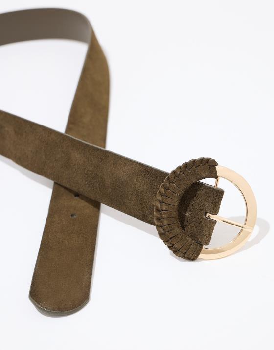 Ceinture moyenne 3-5 cm unie