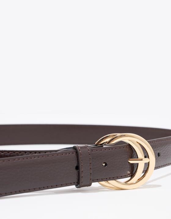 Ceinture moyenne 3-5 cm unie
