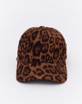 Casquette imprimé léopard