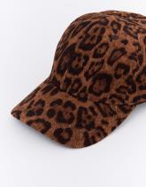 Casquette imprimé léopard