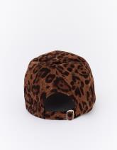 Casquette imprimé léopard