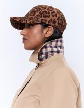 Casquette imprimé léopard