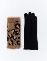 Gants imprimé léopard