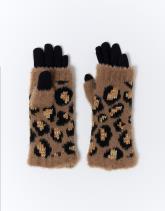 Gants imprimé léopard
