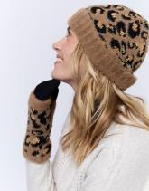 Bonnet imprimé léopard