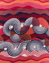 Foulard imprimé graphique