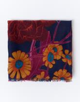 Foulard imprimé à fleurs
