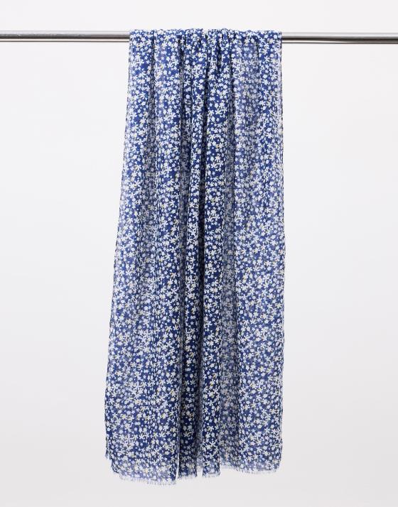 Foulard imprimé à fleurs