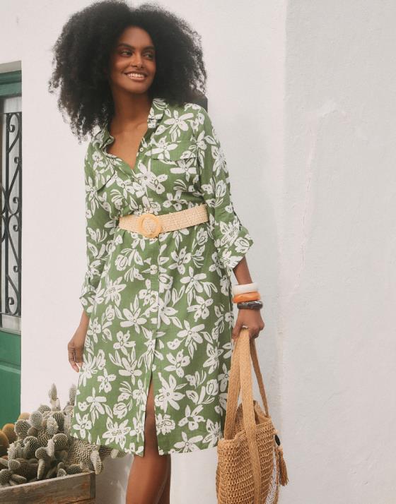 Robe Casual Robe Verte Jacqueline Riu Boutique Riu Paris