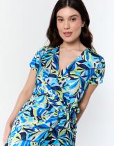 Robe courte imprimée