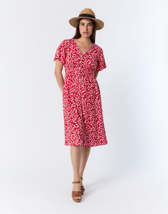 Robe courte imprimée