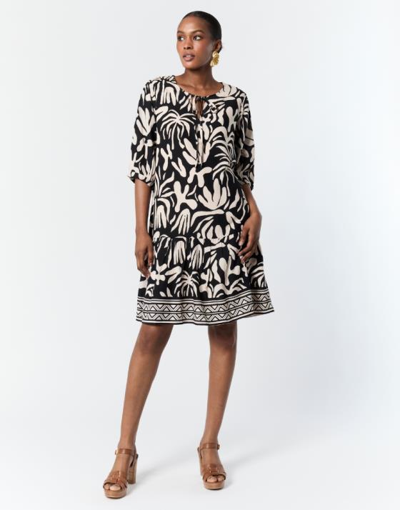 Robe courte imprimée