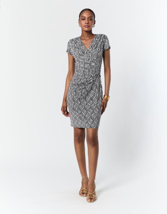Robe courte imprimée