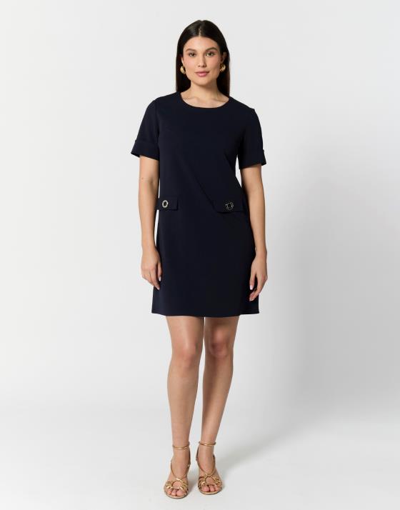 Robe courte unie