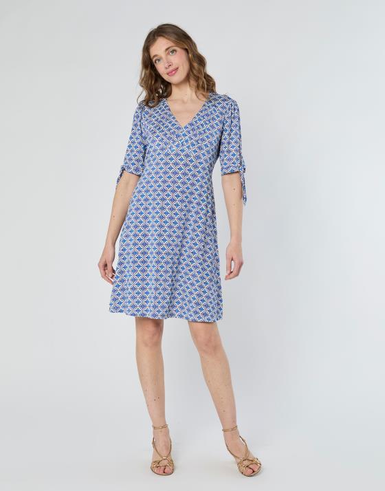 Robe courte imprimée