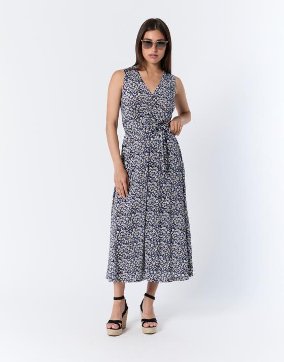Robe longue imprimée