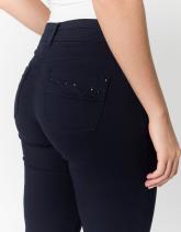 Pantalon 7/8 slim uni