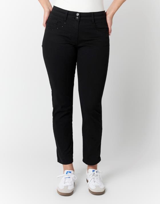 Pantalon 7/8 slim uni