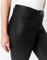 Pantalon long slim enduit