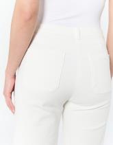 Pantalon cropped large uni