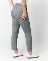 Pantalon 7/8 fuselé pied de puce