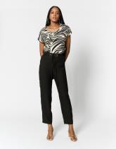 Pantalon 7/8 fuselé uni