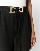 Pantalon 7/8 fuselé uni