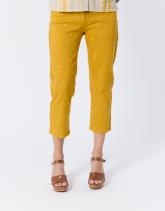 Pantalon Capri slim uni