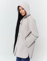 Parka mi-longue unie