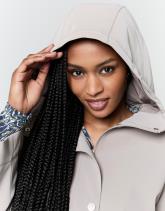 Parka mi-longue unie