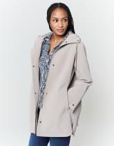 Parka mi-longue unie