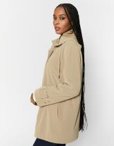 Parka mi-longue unie